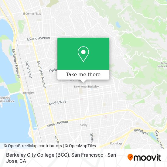 Berkeley City College (BCC) map