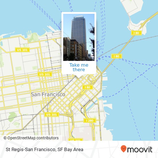 St Regis-San Francisco map