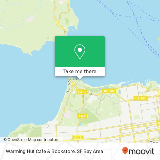 Mapa de Warming Hut Cafe & Bookstore