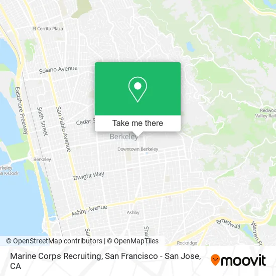 Marine Corps Recruiting map