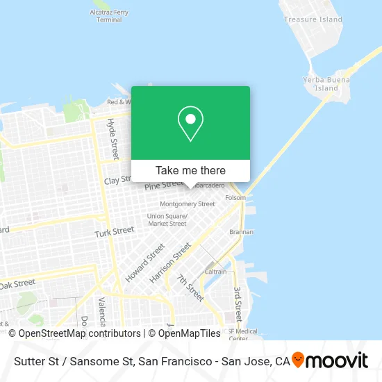 Sutter St / Sansome St map
