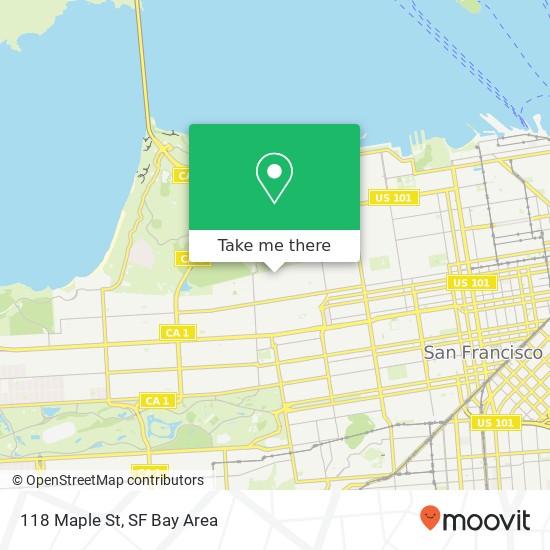 Mapa de 118 Maple St