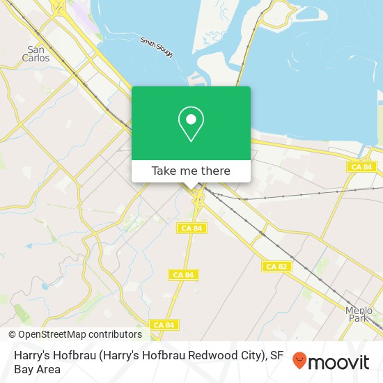 Harry's Hofbrau (Harry's Hofbrau Redwood City) map