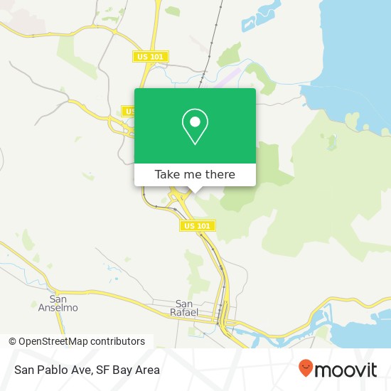 San Pablo Ave map