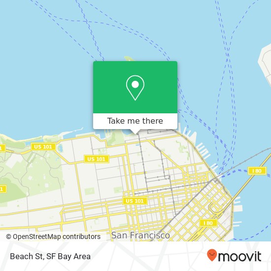 Beach St map