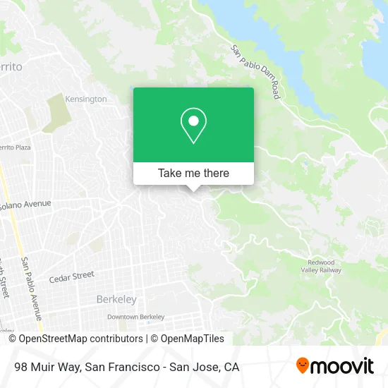 Mapa de 98 Muir Way