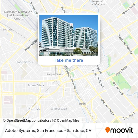 Adobe Systems map