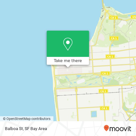 Mapa de Balboa St