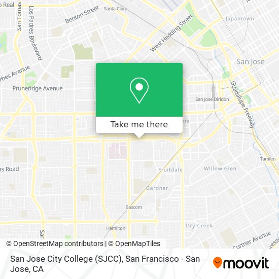 San Jose City College (SJCC) map