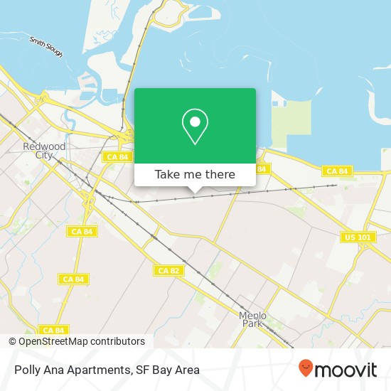 Polly Ana Apartments map