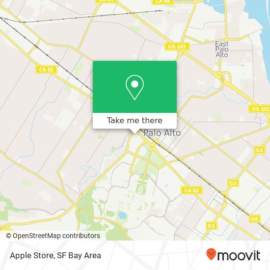 Apple Store map