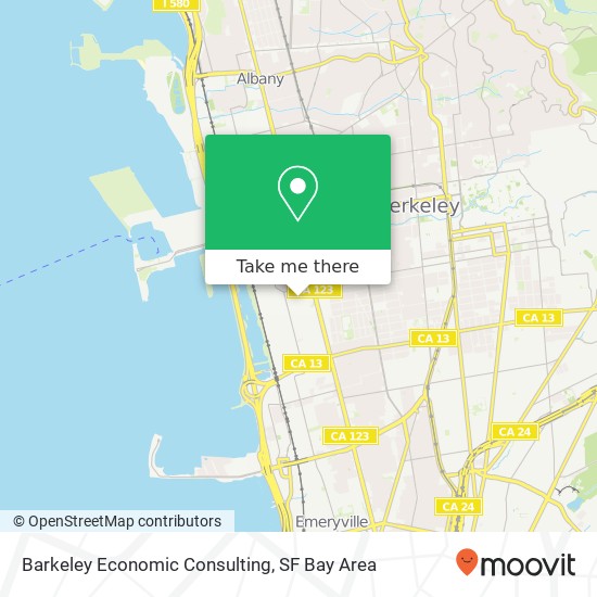 Mapa de Barkeley Economic Consulting