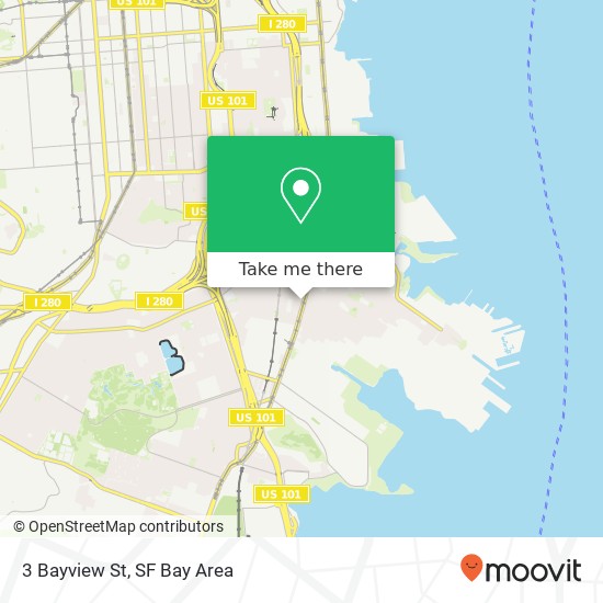 3 Bayview St map