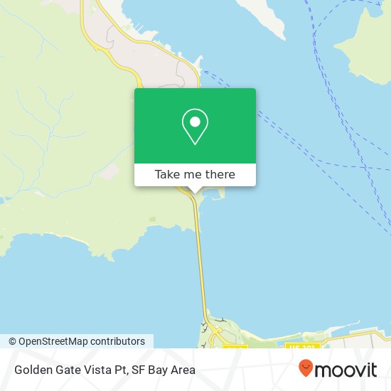 Golden Gate Vista Pt map