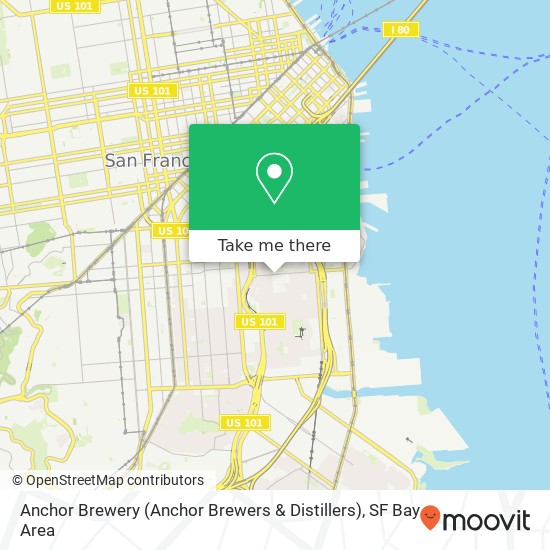 Anchor Brewery (Anchor Brewers & Distillers) map