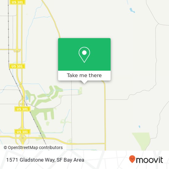 Mapa de 1571 Gladstone Way