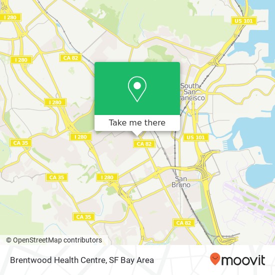 Brentwood Health Centre map