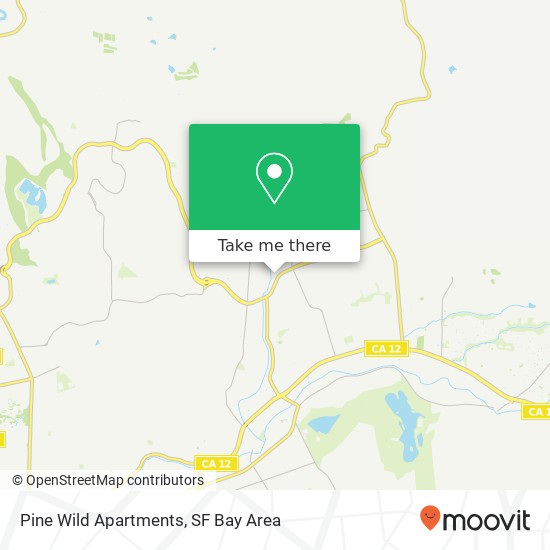 Pine Wild Apartments map