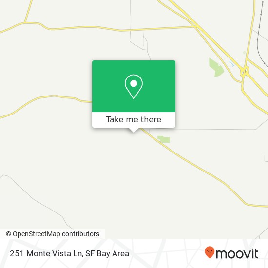 251 Monte Vista Ln map