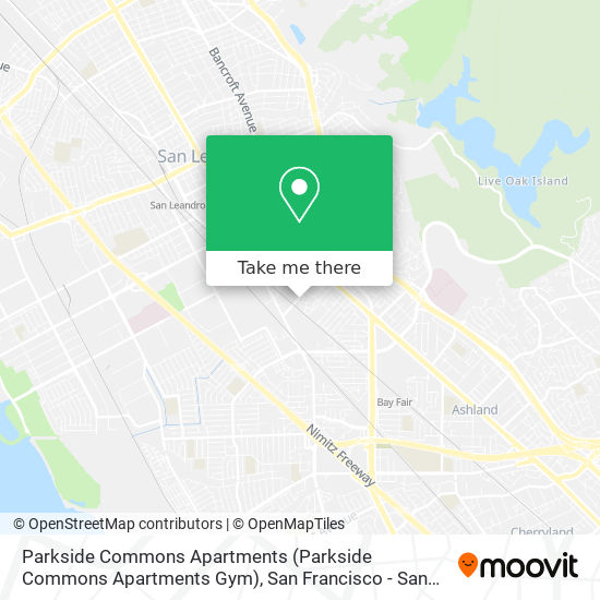 Parkside Commons Apartments map