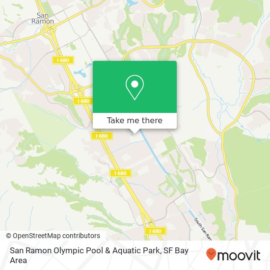 San Ramon Olympic Pool & Aquatic Park map