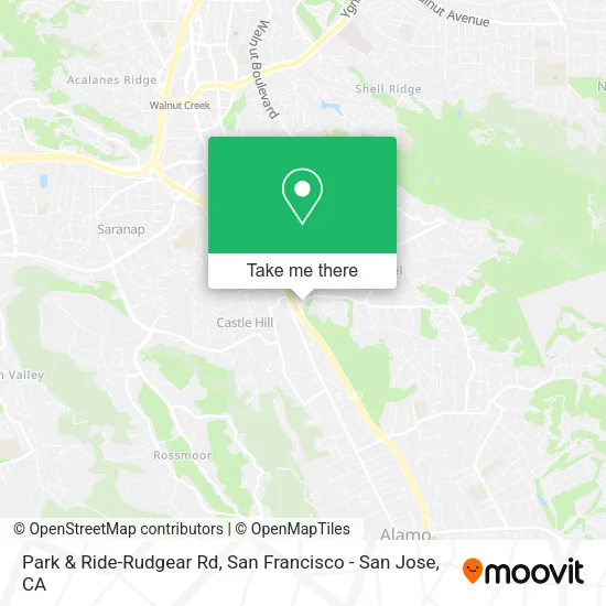 Mapa de Park & Ride-Rudgear Rd