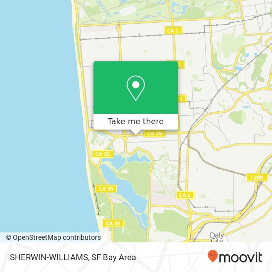 SHERWIN-WILLIAMS map