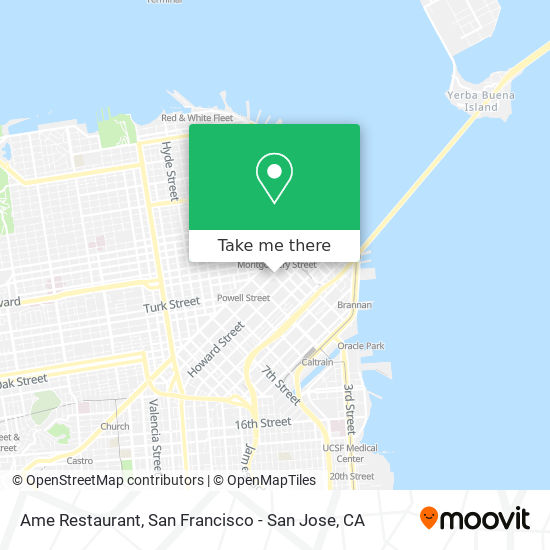 Ame Restaurant map