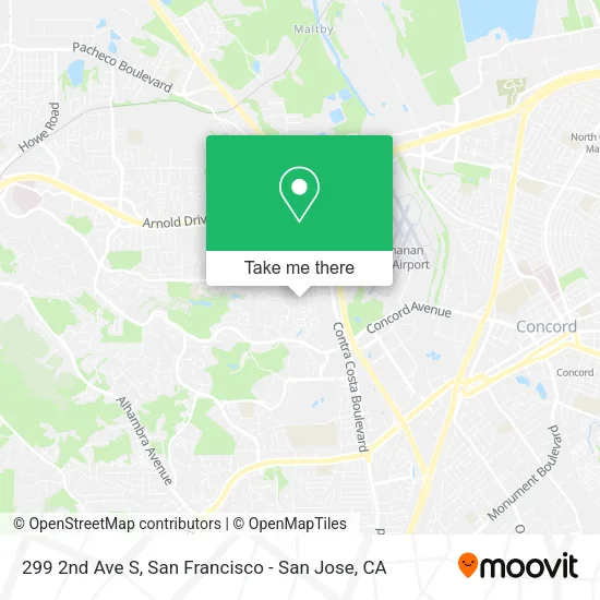 Mapa de 299 2nd Ave S