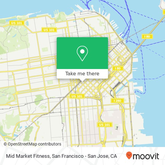 Mid Market Fitness map