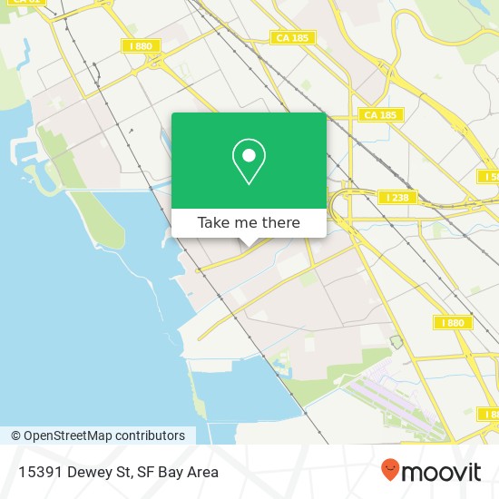 15391 Dewey St map