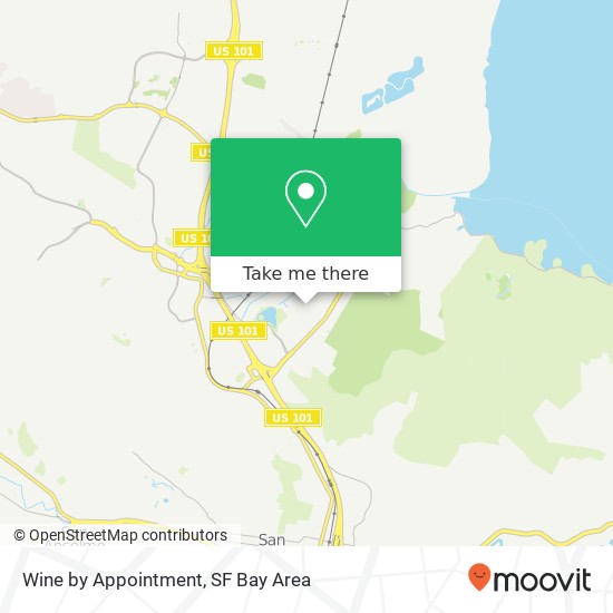 Wine by Appointment map