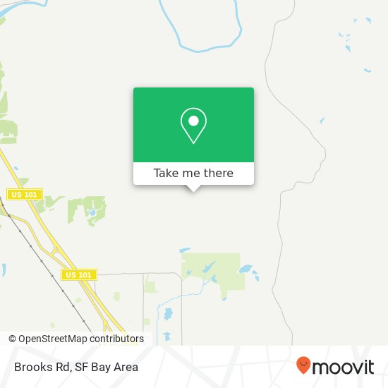 Brooks Rd map