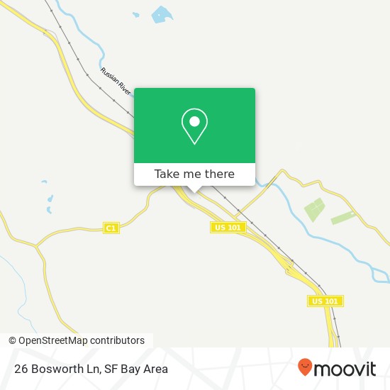 26 Bosworth Ln map