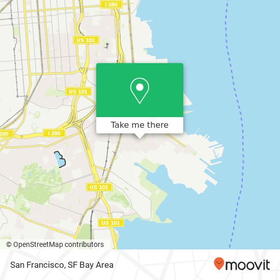 San Francisco map