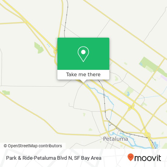 Park & Ride-Petaluma Blvd N map