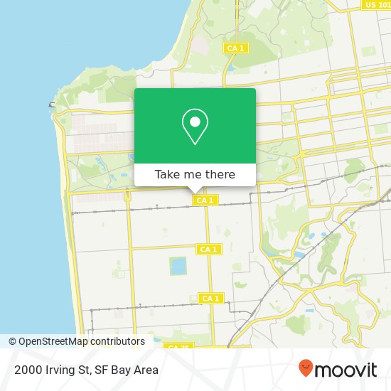 Mapa de 2000 Irving St