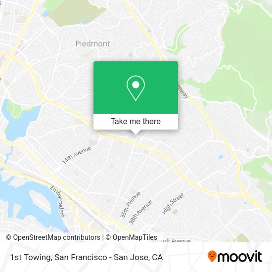 Mapa de 1st Towing