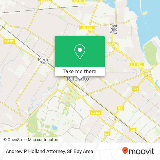 Andrew P Holland Attorney map