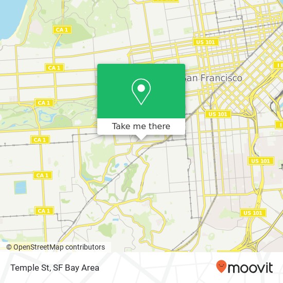 Temple St map