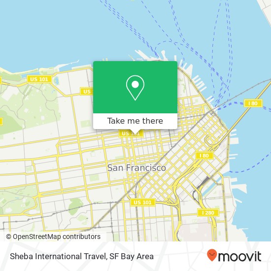 Mapa de Sheba International Travel