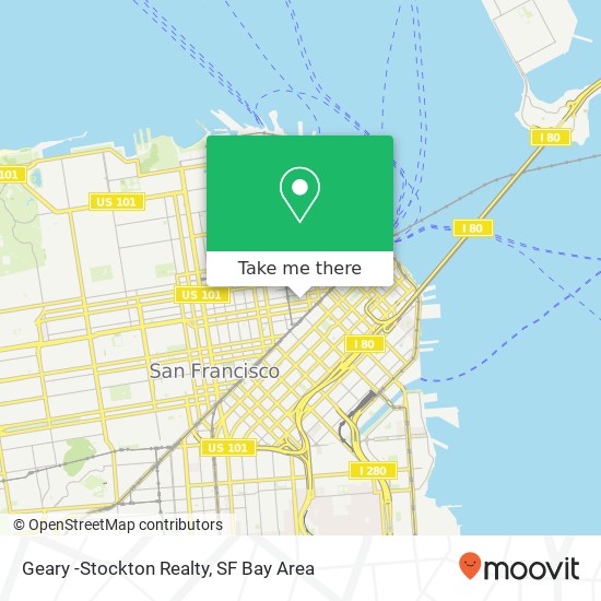 Geary -Stockton Realty map