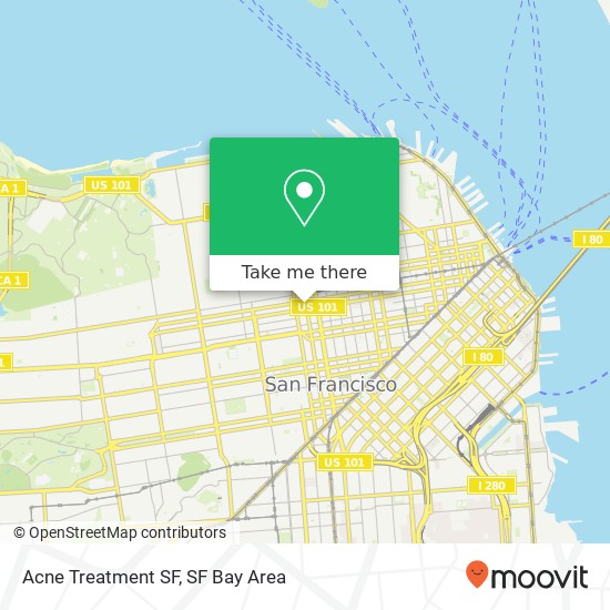 Acne Treatment SF map