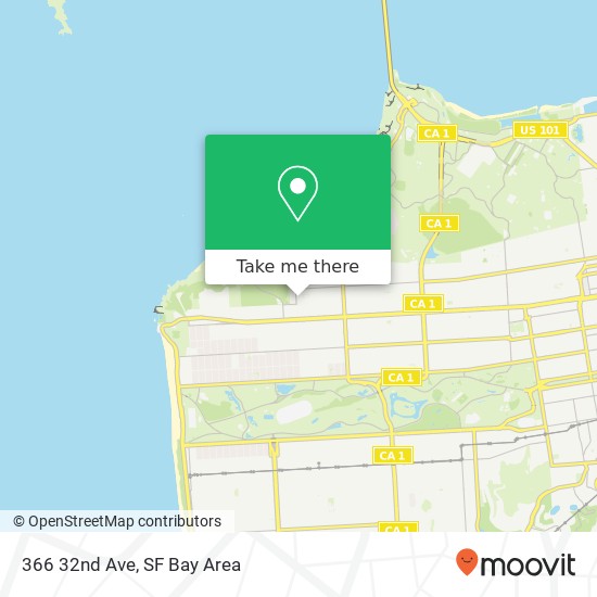 366 32nd Ave map