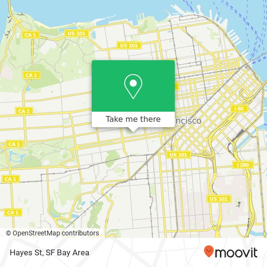 Hayes St map