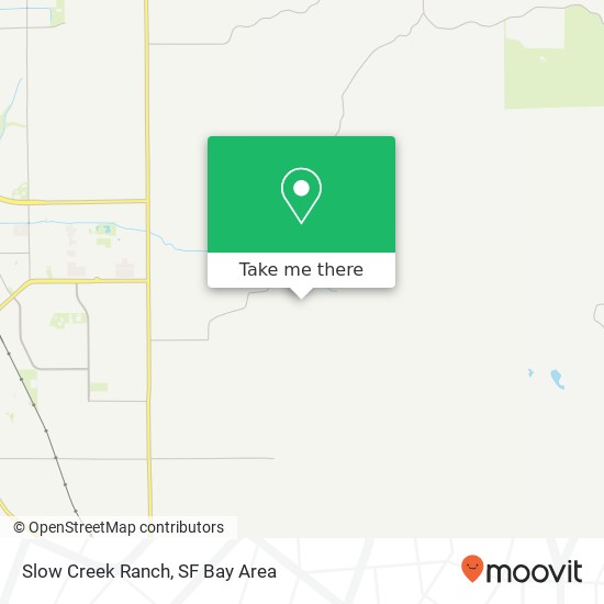 Slow Creek Ranch map