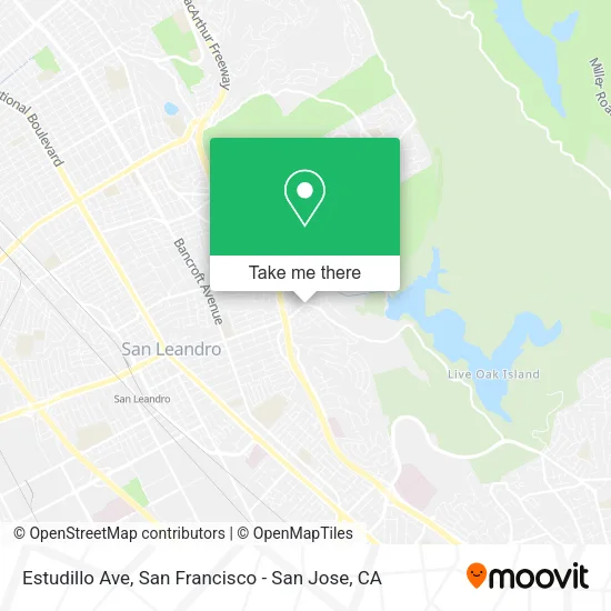 Estudillo Ave map