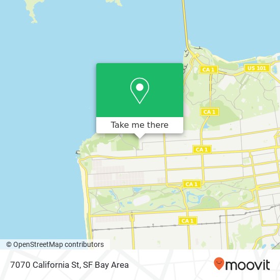 Mapa de 7070 California St