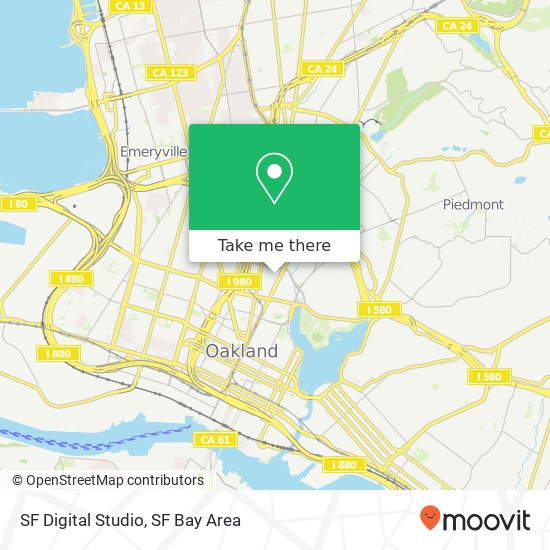 SF Digital Studio map