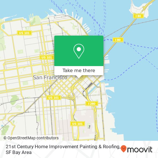 21st Century Home Improvement Painting & Roofing map